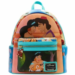 Aladdin (1992) - Scenes 10” Faux Leather Mini Backpack