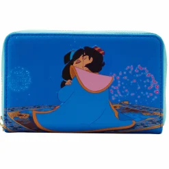 Aladdin (1992) - Scenes 4” Faux Leather Zip-Around Wallet