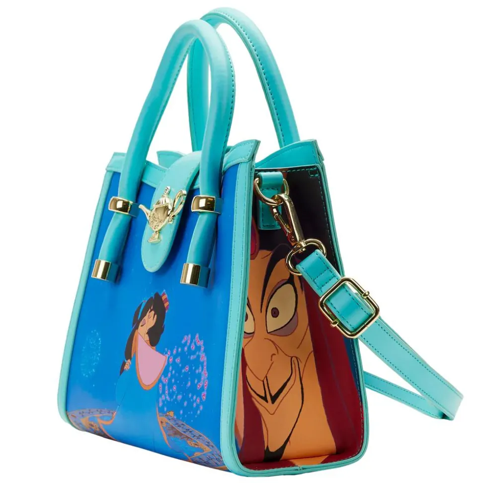 Aladdin (1992) - Scenes 9” Faux Leather Crossbody Bag
