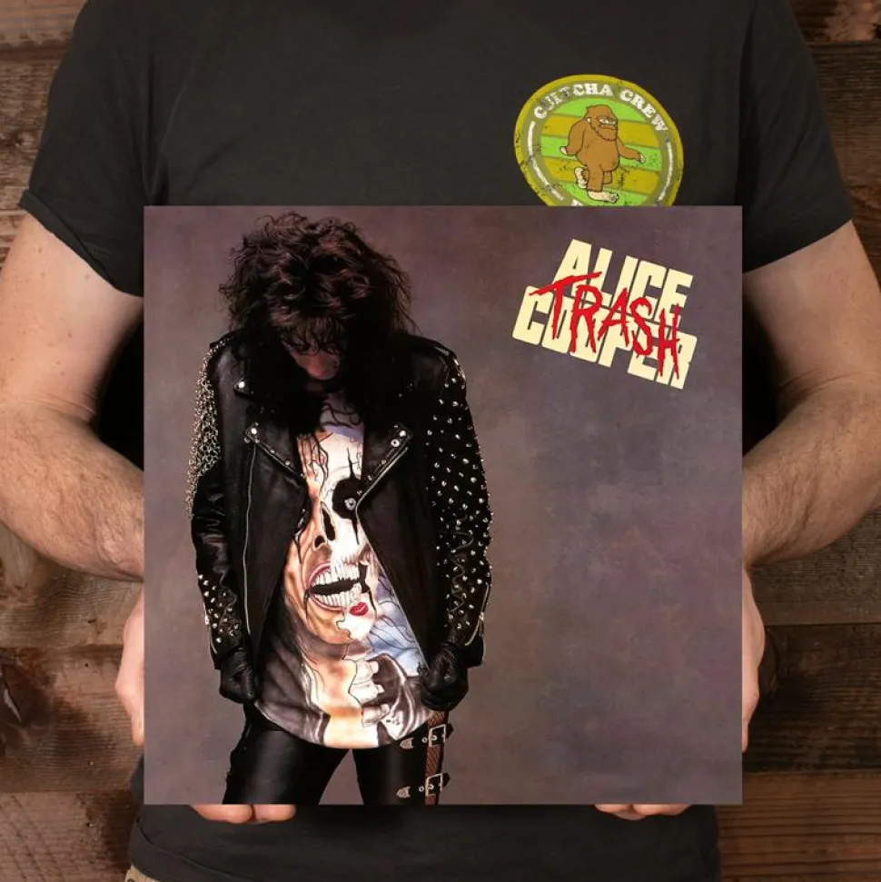 Alice Cooper - Trash 35th Anniversary LP Vinyl Record (Translucent Blue & Red Marbled Coloured Vinyl)