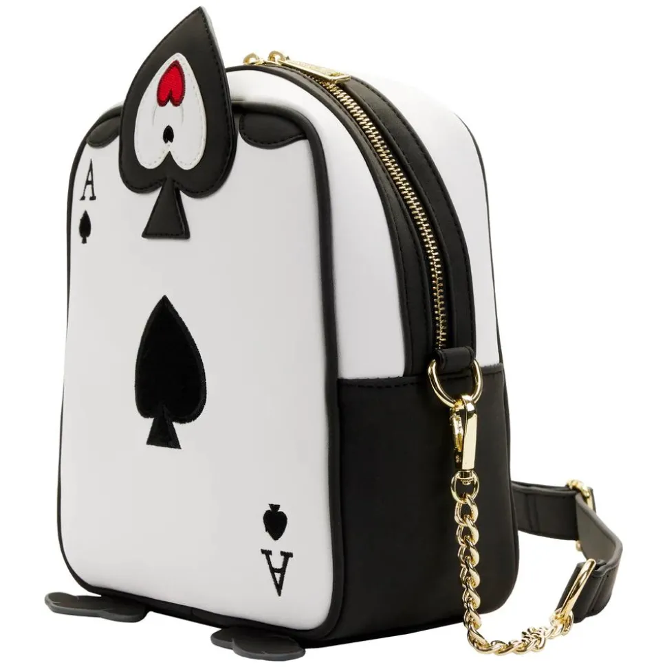 Alice in Wonderland (1951) - Ace of Spades 8” Faux Leather Crossbody Bag