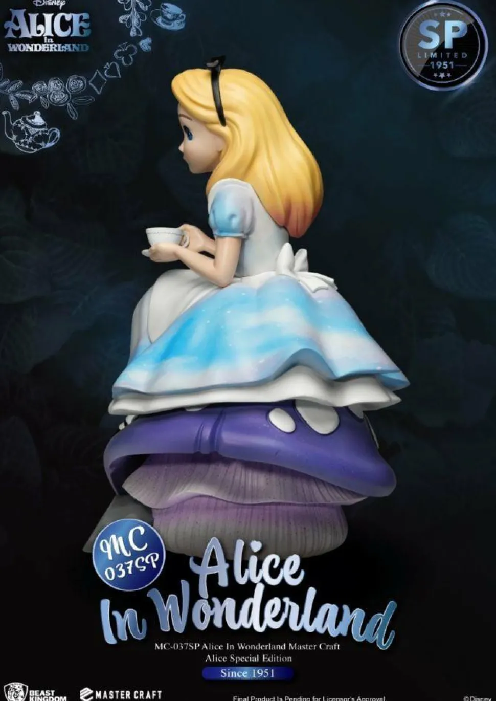 Alice in Wonderland (1951) - Alice Special Edition Master Craft 14” Statue