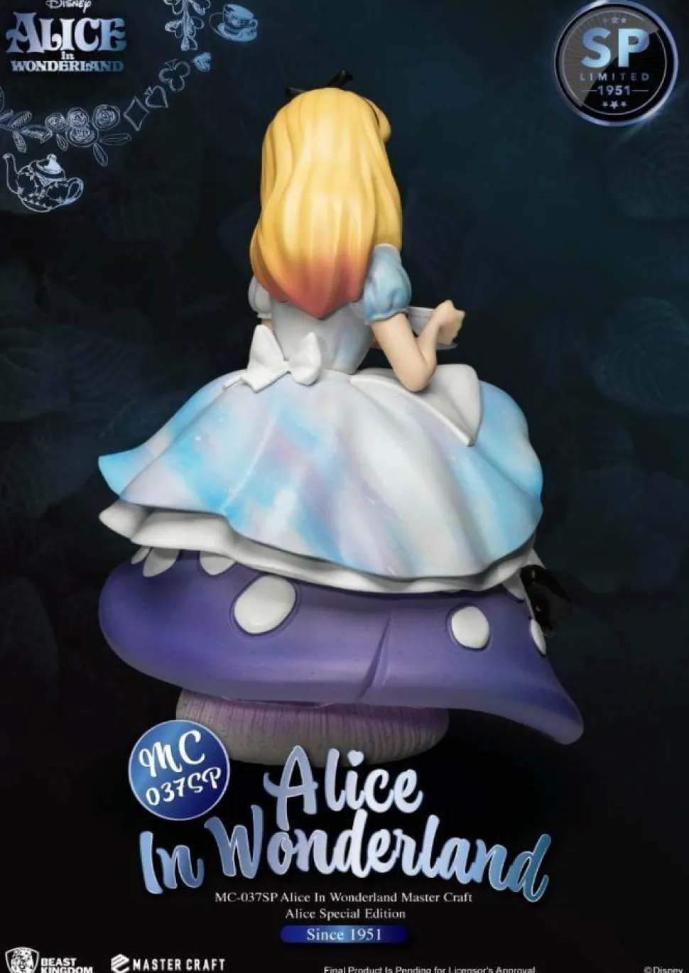 Alice in Wonderland (1951) - Alice Special Edition Master Craft 14” Statue