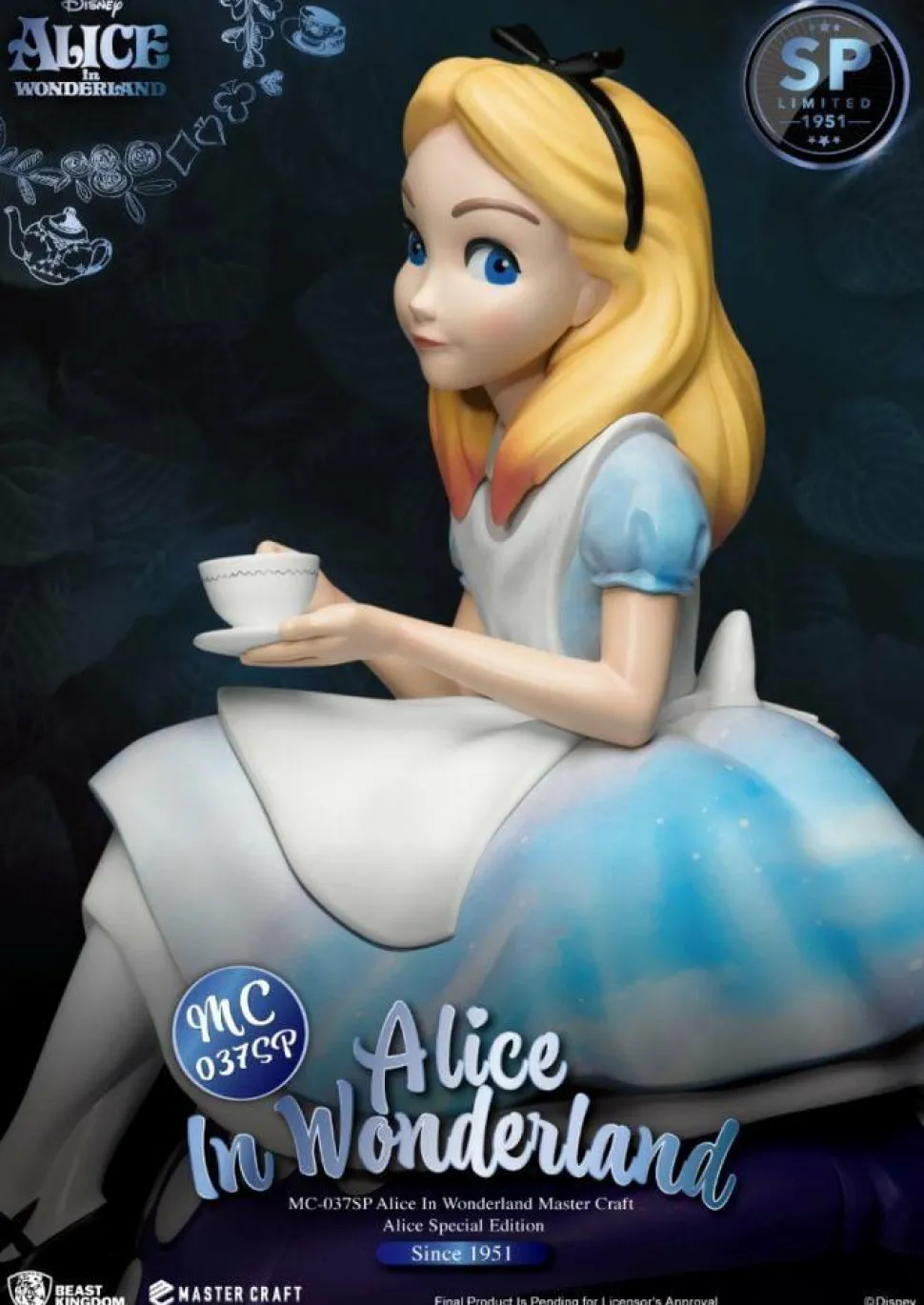 Alice in Wonderland (1951) - Alice Special Edition Master Craft 14” Statue