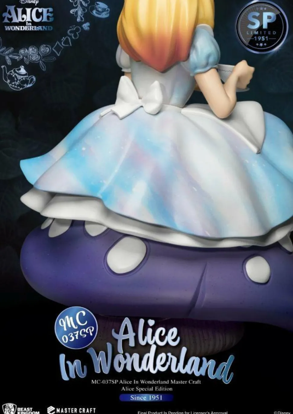 Alice in Wonderland (1951) - Alice Special Edition Master Craft 14” Statue