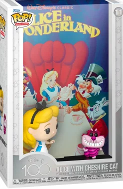Alice in Wonderland (1951) - Alice with Cheshire Cat Disney 100th Pop! Movie Posters Vinyl Figure