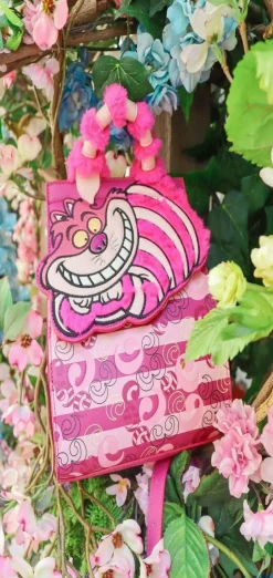 Alice in Wonderland (1951) - Cheshire Cat Monogram 9” Faux Leather Flap Mini Backpack