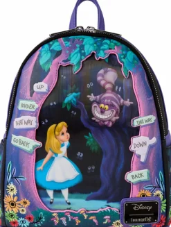 Alice in Wonderland (1951) - Lenticular 10" Faux Leather Mini Backpack