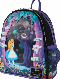 Alice in Wonderland (1951) - Lenticular 10" Faux Leather Mini Backpack