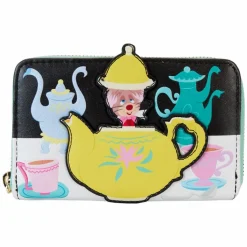 Alice in Wonderland (1951) - Unbirthday 4" Faux Leather Zip-Around Wallet