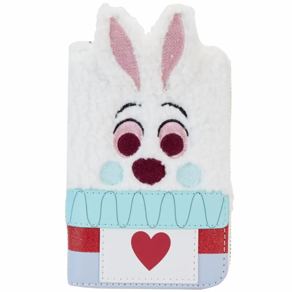 Alice in Wonderland (1951) - White Rabbit Cosplay 4" Faux Leather Zip-Around Wallet