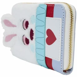 Alice in Wonderland (1951) - White Rabbit Cosplay 4" Faux Leather Zip-Around Wallet