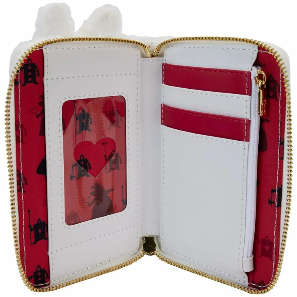Alice in Wonderland (1951) - White Rabbit Cosplay 4" Faux Leather Zip-Around Wallet