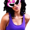 Alice in Wonderland - Cheshire Cat Sun-Staches Sunglasses (One Size)