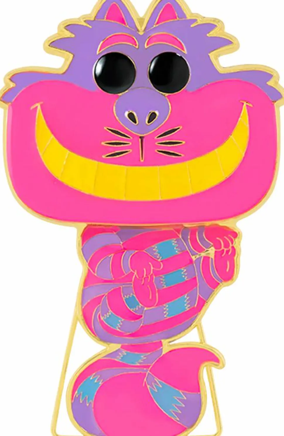 Alice in Wonderland - Cheshire Cat Glow-in-the-Dark 4" Pop! Enamel Pin