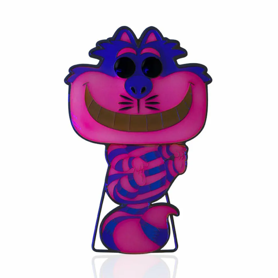 Alice in Wonderland - Cheshire Cat Glow-in-the-Dark 4" Pop! Enamel Pin