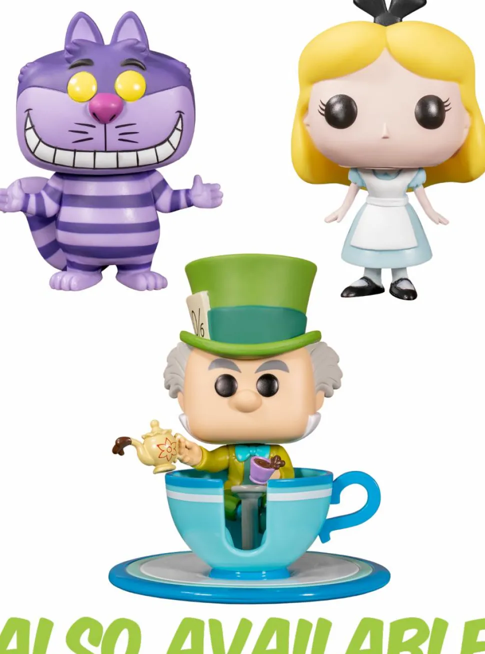 Alice in Wonderland - Mad Hatter with Teacup Tea Party Attraction Disneyland 65th Anniversary Pop! Rides Vinyl Figure