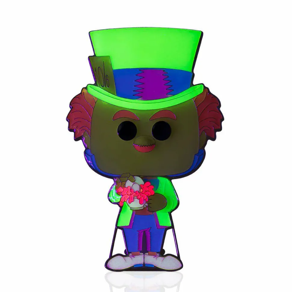 Alice in Wonderland - Mad Hatter Glow-in-the-Dark 4" Pop! Enamel Pin