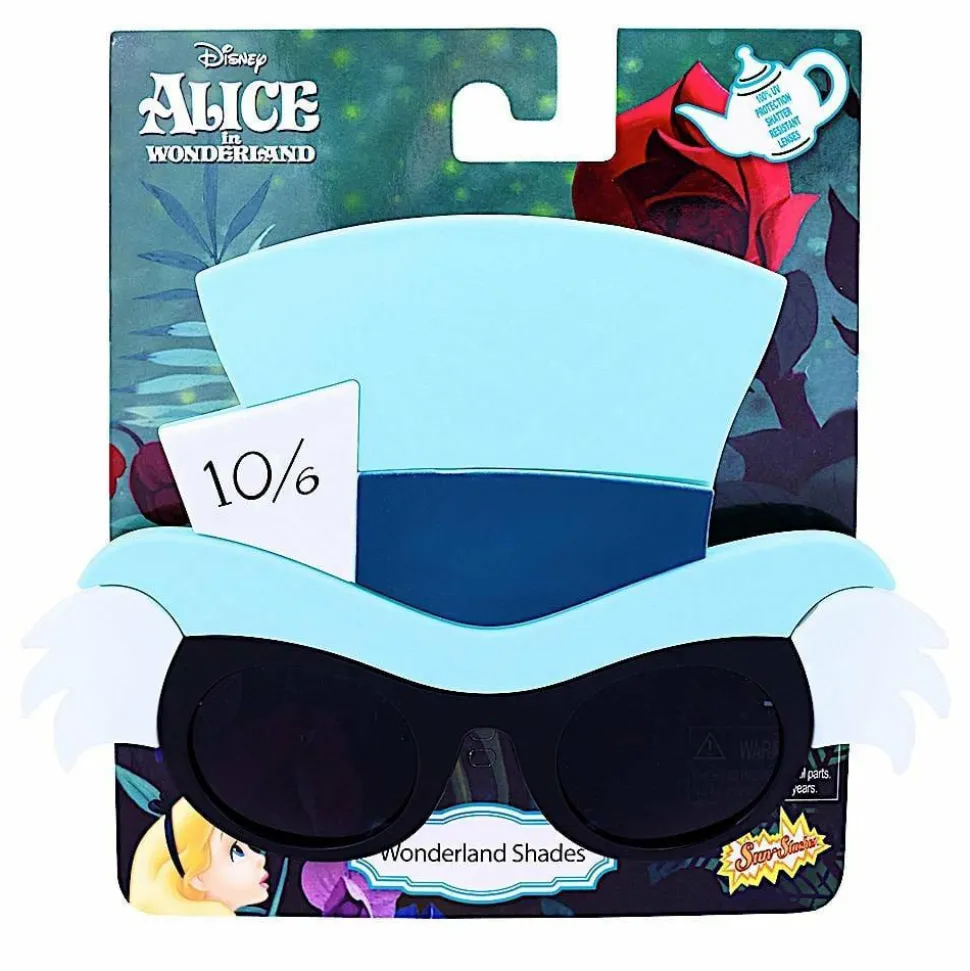 Alice in Wonderland - Mad Hatter Sun-Staches Sunglasses (One Size)