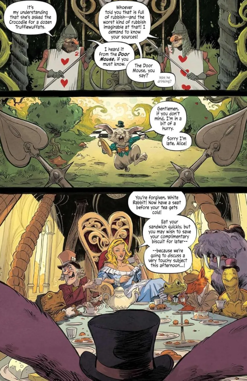 Alice Never After by Dan Panosian Trade Paperback Book