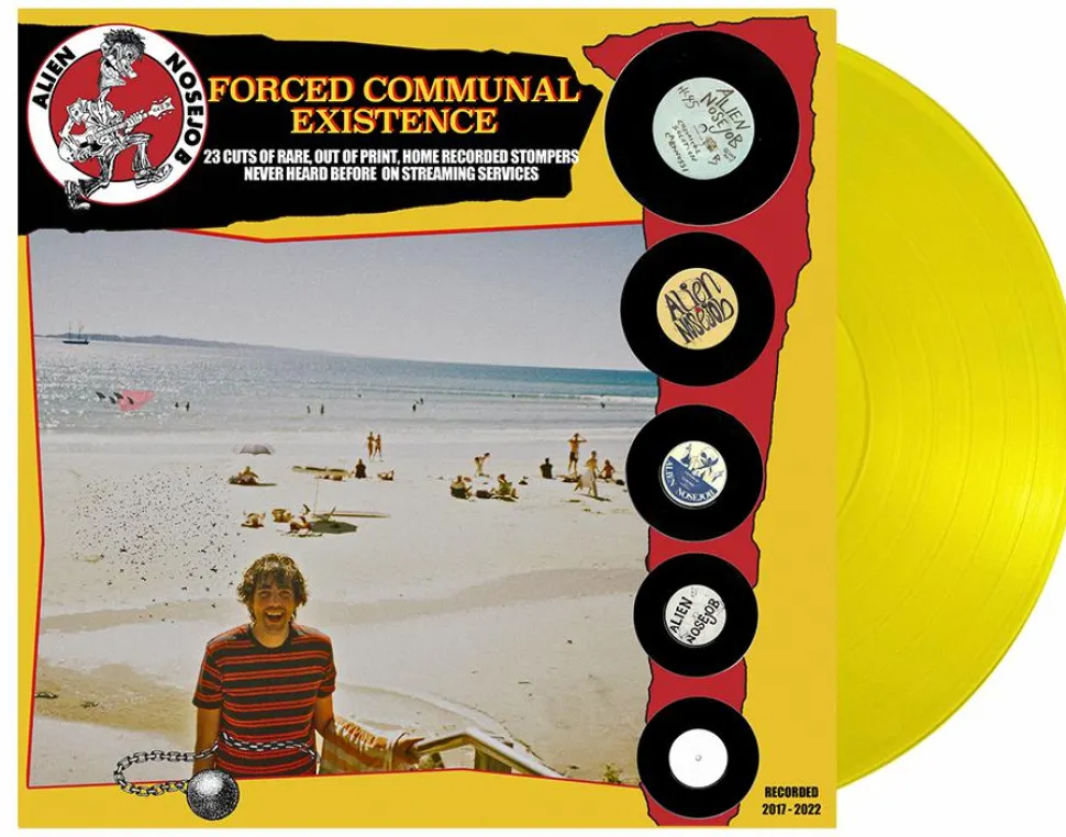 Alien Nosejob - Forced Communal Existence LP Vinyl Record (Yellow Coloured Vinyl)