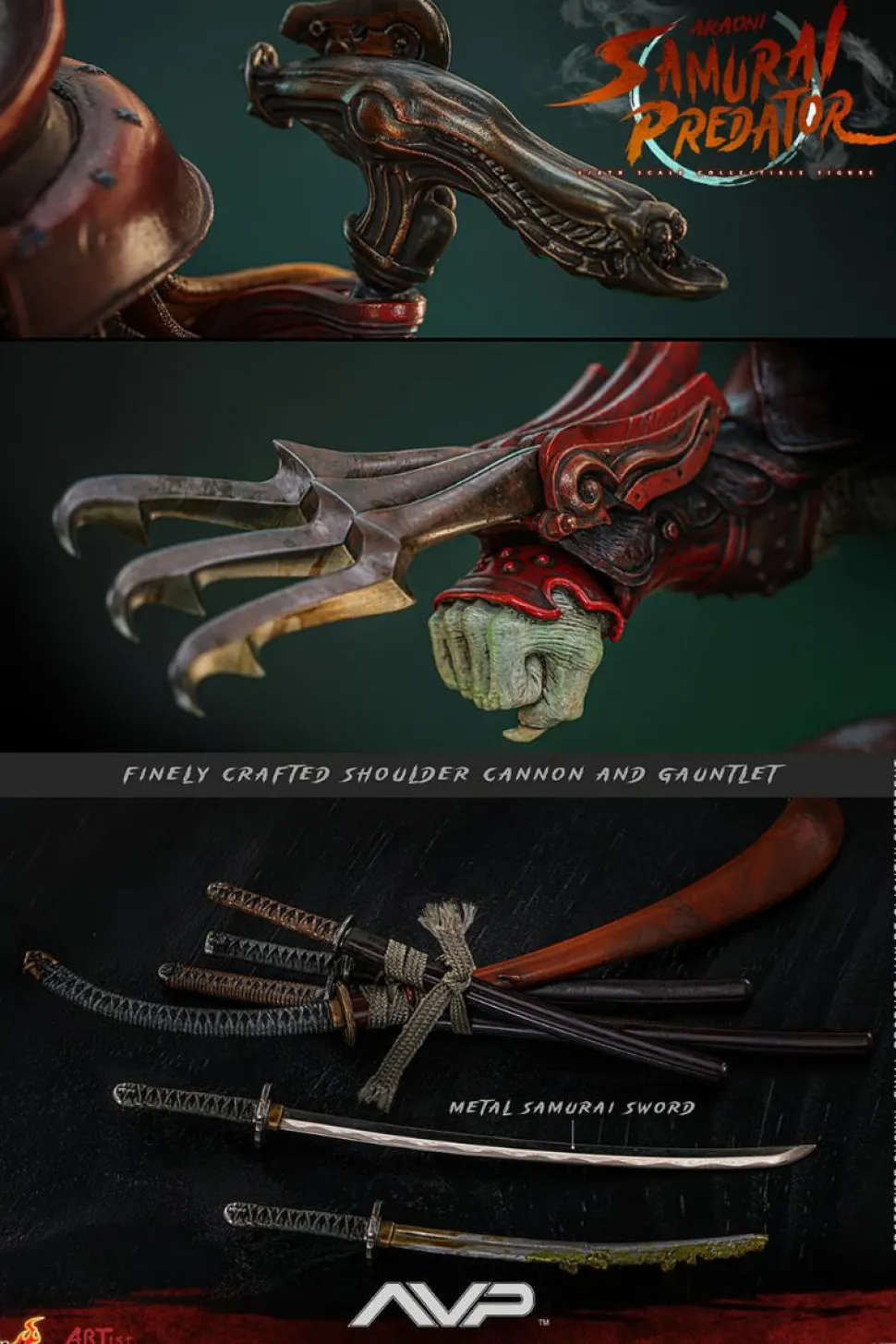 Alien vs. Predator - Akaoni Samurai Predator 1/6th Scale Hot Toys Action Figure