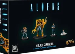 Aliens - Another Glorious Day in the Corps: Sulaco Survivors Unpainted Miniature Figure 4-Pack