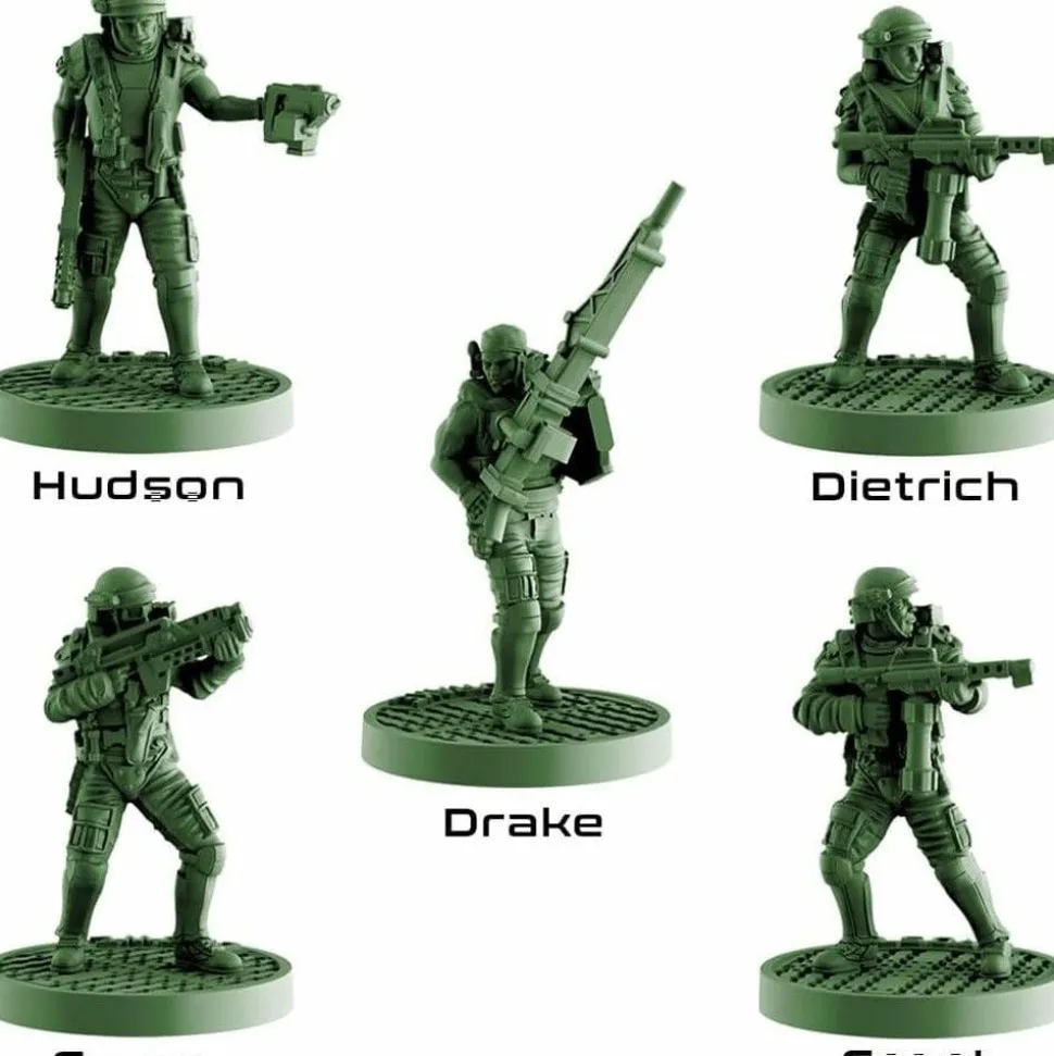 Aliens - Another Glorious Day in the Corps: Heroes of Hadley's Hope Unpainted Miniature Figure 15-Pack