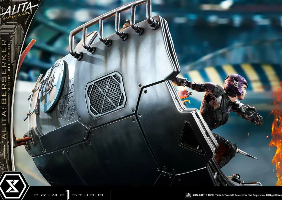 Alita: Battle Angel - Alita Berserker Motorball Tryout 1/4 Scale Diorama Statue