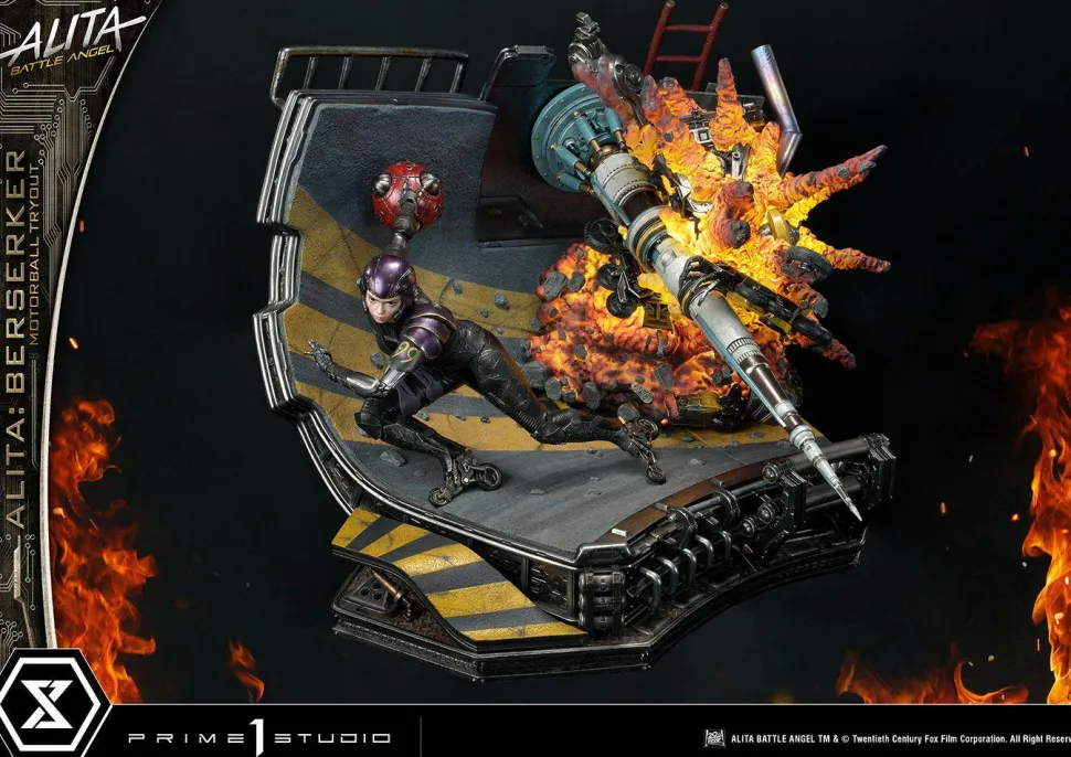 Alita: Battle Angel - Alita Berserker Motorball Tryout 1/4 Scale Diorama Statue