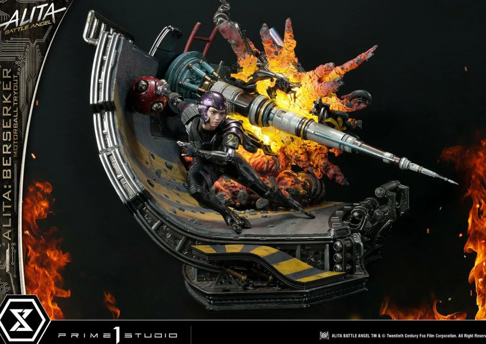 Alita: Battle Angel - Alita Berserker Motorball Tryout 1/4 Scale Diorama Statue