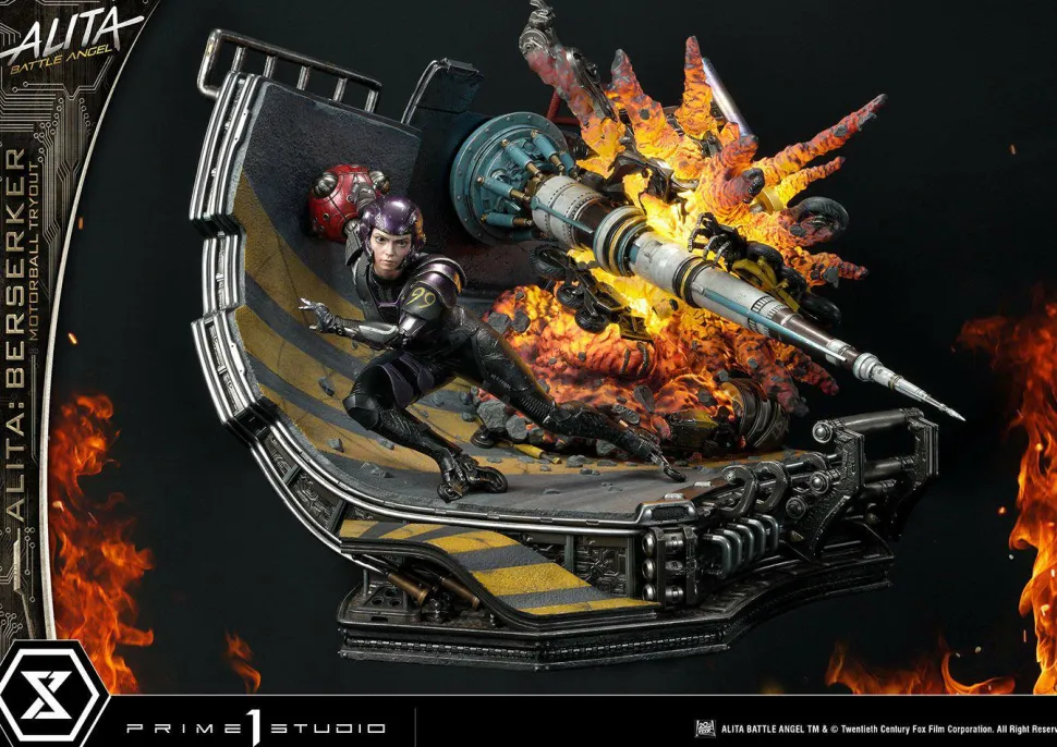 Alita: Battle Angel - Alita Berserker Motorball Tryout 1/4 Scale Diorama Statue