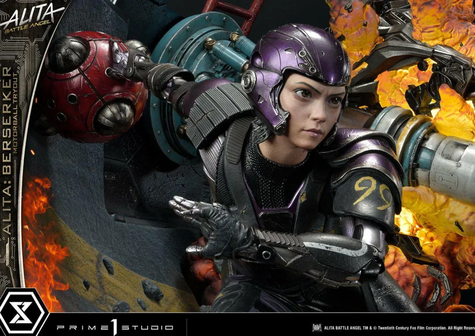 Alita: Battle Angel - Alita Berserker Motorball Tryout 1/4 Scale Diorama Statue