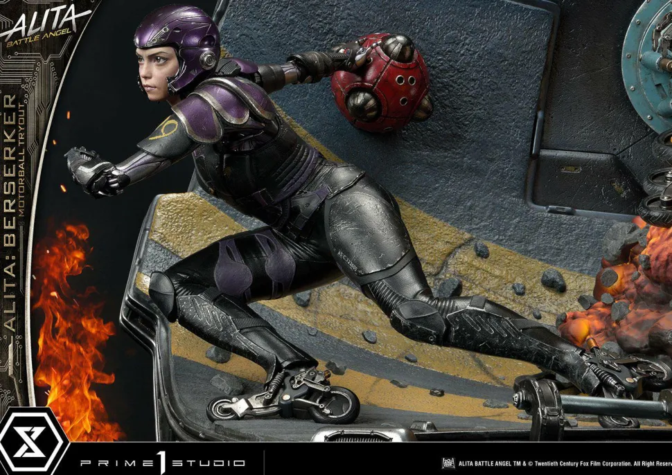 Alita: Battle Angel - Alita Berserker Motorball Tryout 1/4 Scale Diorama Statue