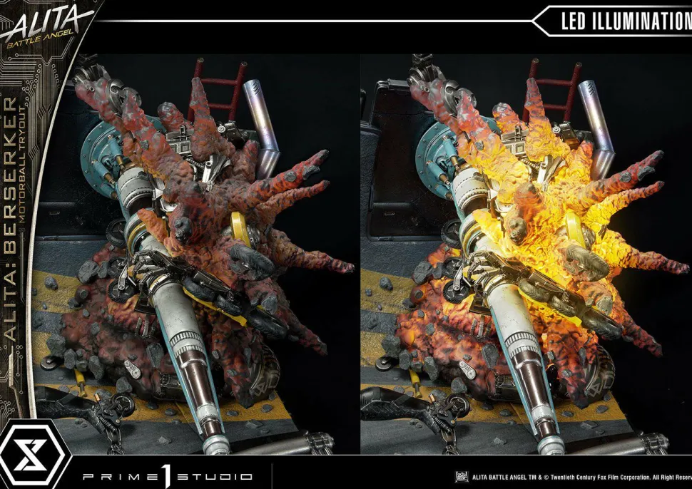 Alita: Battle Angel - Alita Berserker Motorball Tryout 1/4 Scale Diorama Statue