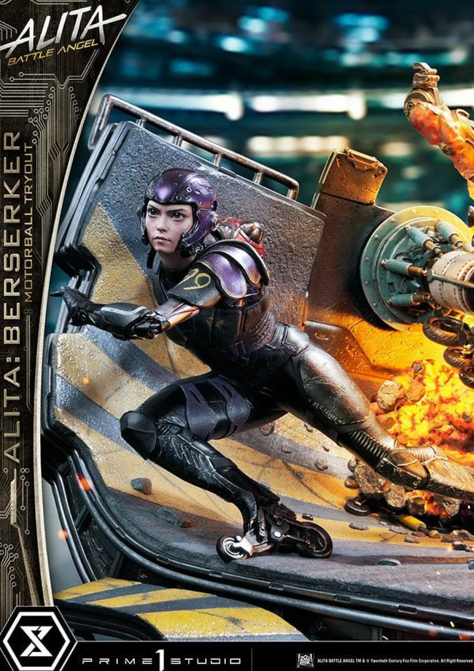Alita: Battle Angel - Alita Berserker Motorball Tryout 1/4 Scale Diorama Statue