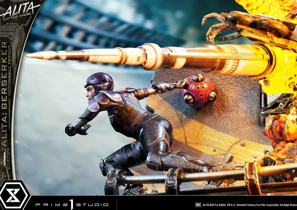 Alita: Battle Angel - Alita Berserker Motorball Tryout 1/4 Scale Diorama Statue