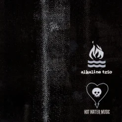 Alkaline Trio / Hot Water Music - Split 20th Anniversary EP Vinyl Record (Silver Coloured Vinyl)