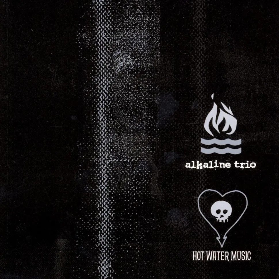 Alkaline Trio / Hot Water Music - Split 20th Anniversary EP Vinyl Record (Silver Coloured Vinyl)