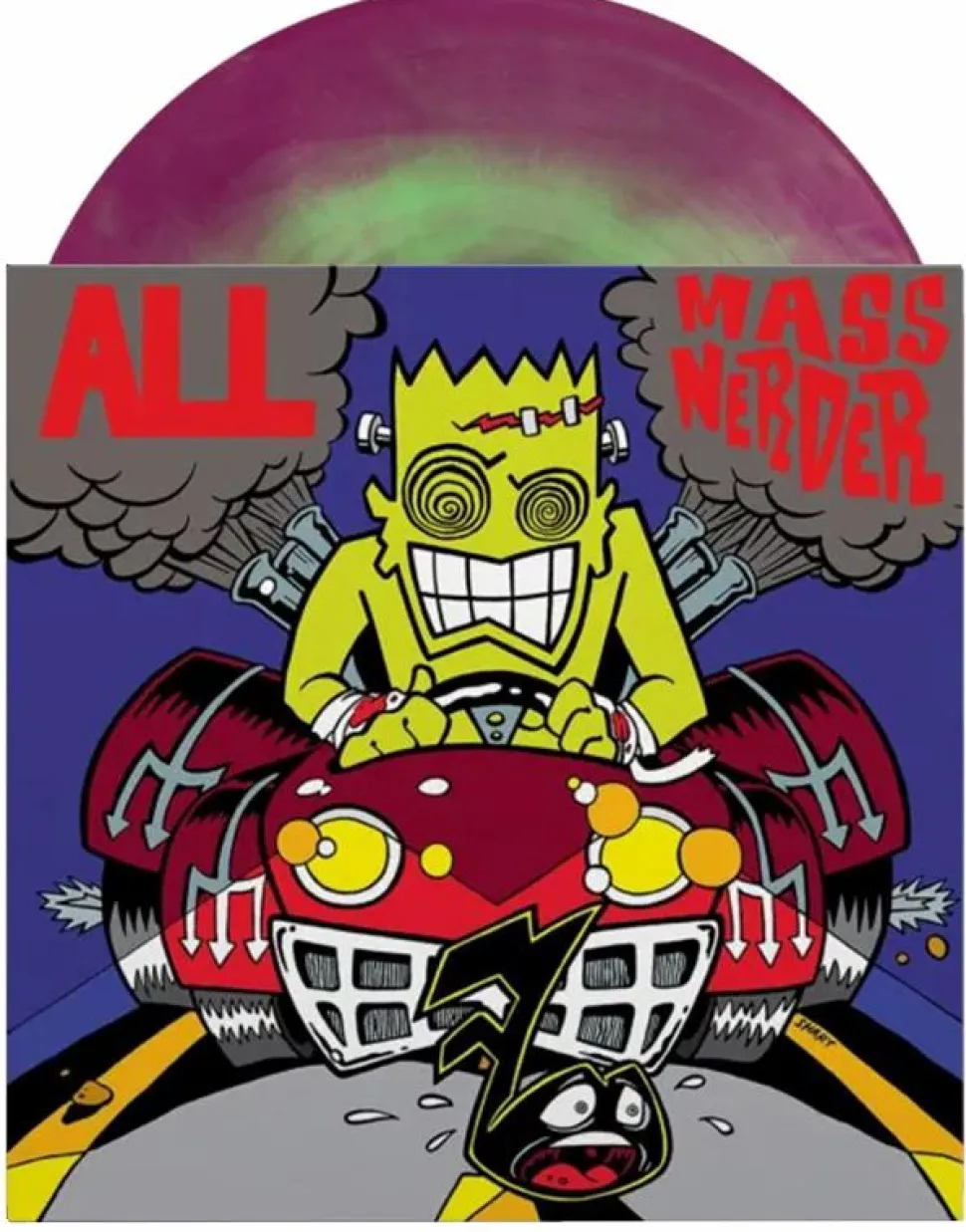 All - Mass Nerder LP Vinyl Record (Green & Purple Galaxy Coloured Vinyl)