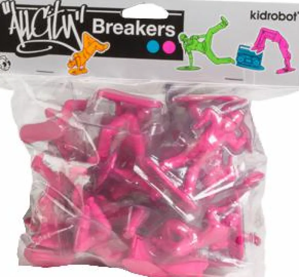 All City Breakers - 2 Vinyl Electric Pink Blind Box Display (20 units)