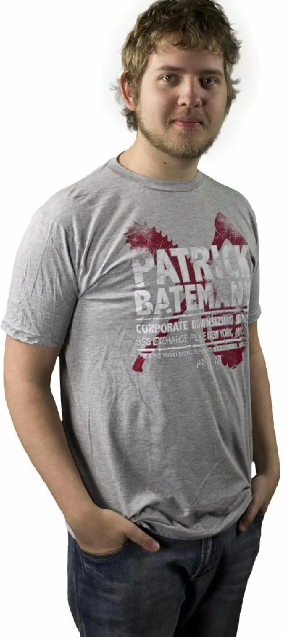American Psycho - Bateman Corporate Downsizing Male T-Shirt