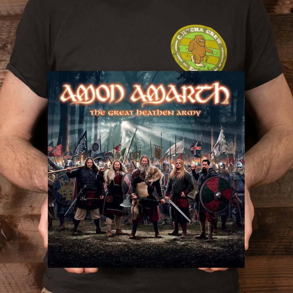 Amon Amarth - The Great Heathen Army LP Vinyl Record (Clear Smoke Vinyl)