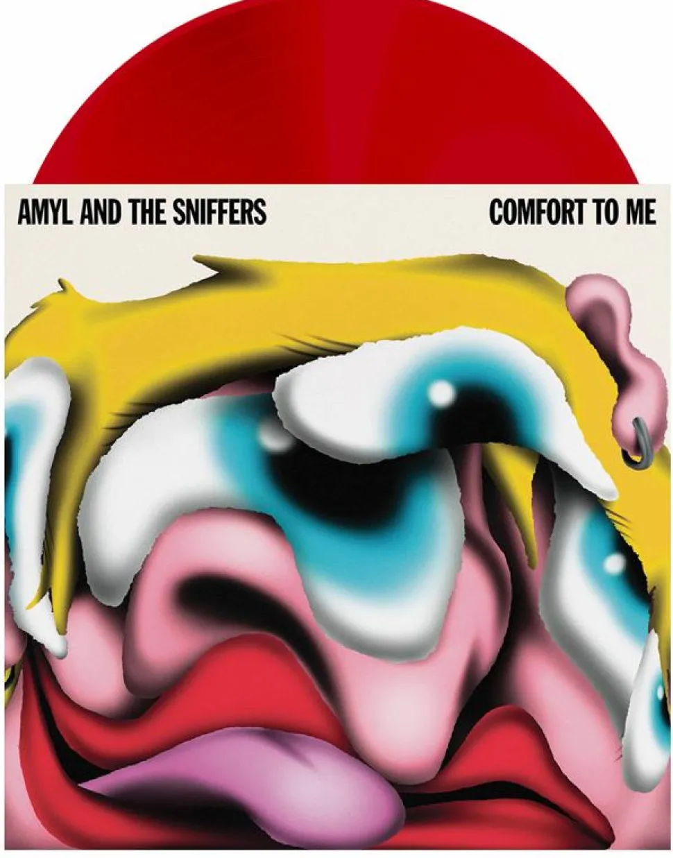 Amyl and The Sniffers - Comfort To Me LP Vinyl Record (Indie Exclusive Red Coloured Vinyl)