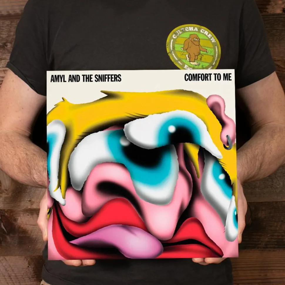 Amyl and The Sniffers - Comfort To Me LP Vinyl Record (Indie Exclusive Red Coloured Vinyl)