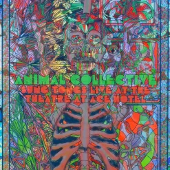 Animal Collective - Sung Tongs Live at the Theatre at Ace Hotel 2xLP Vinyl Record (Light Green & Neon Orange Coloured Vinyl)