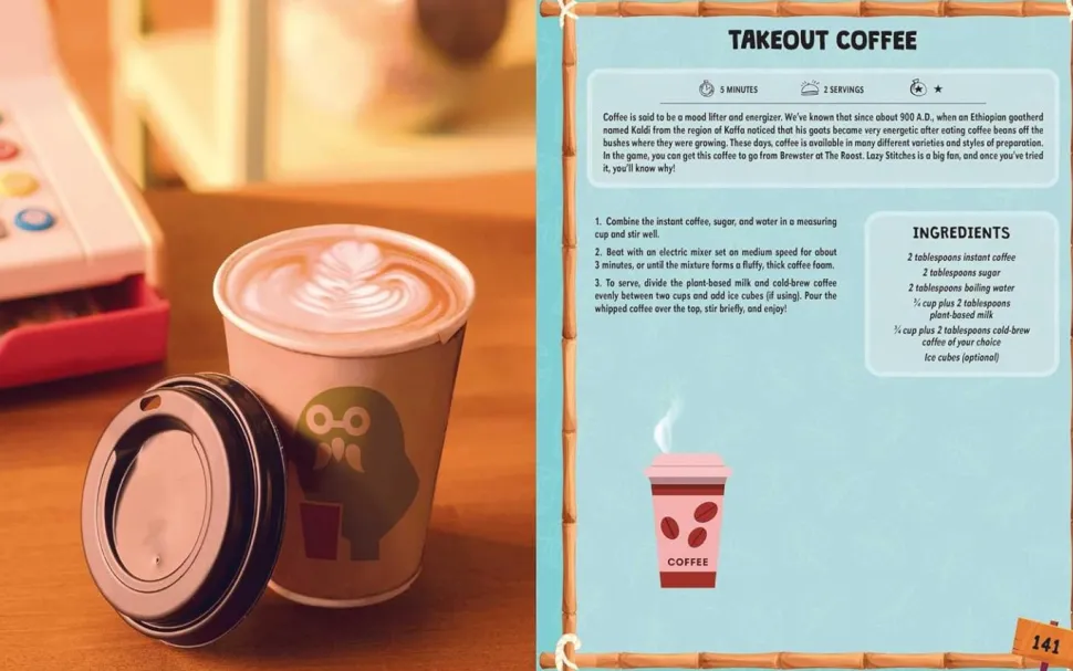 Animal Crossing - The Unofficial Animal Crossing Cookbook Hardcover Book