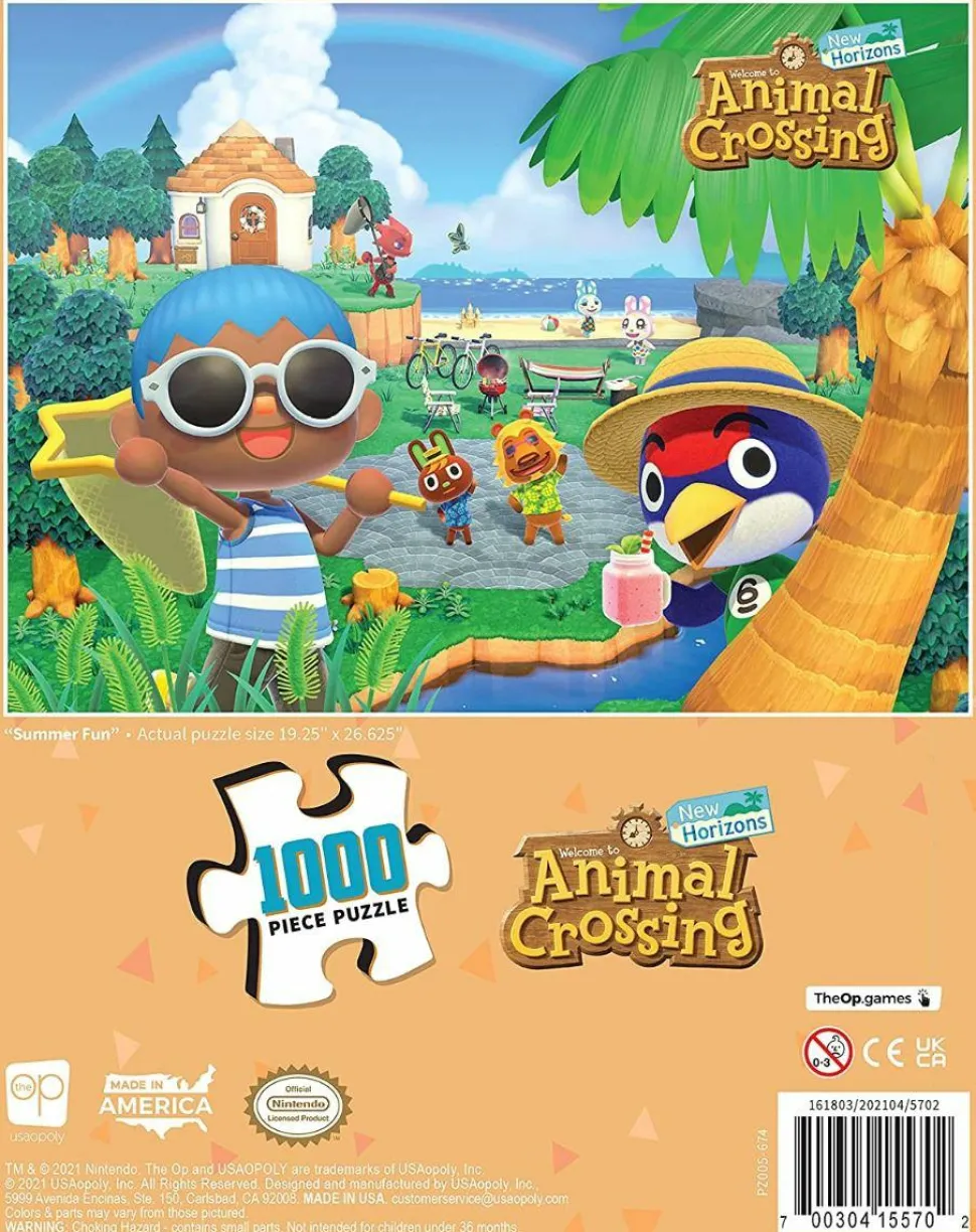 Animal Crossing: New Horizons - Summer Fun 1000 Piece Jigsaw Puzzle