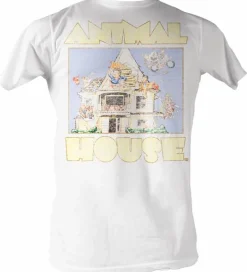 Animal House - Cartoon White Male T-Shirt