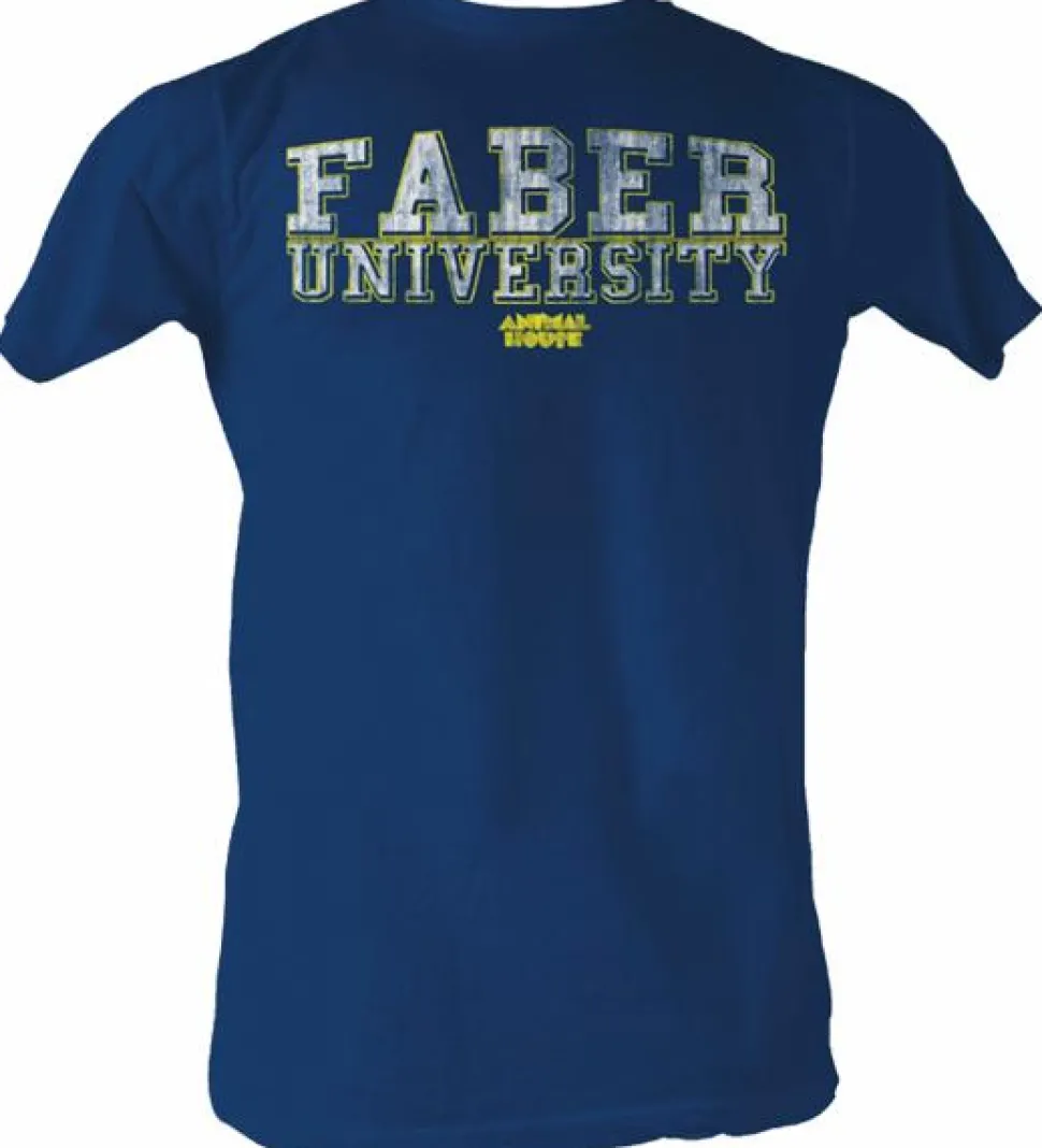 Animal House - Faber University Navy Male T-Shirt